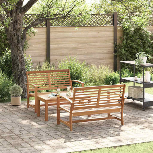 Garden Sofa Set Natural Solid teak wood