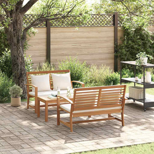 Garden Sofa Set Natural Solid teak wood