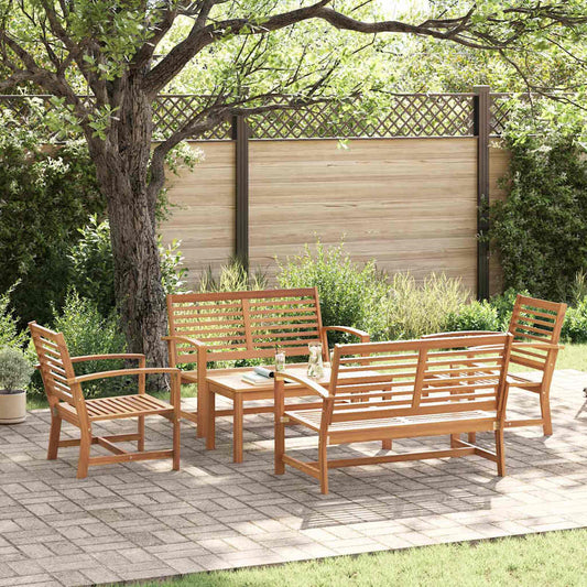 Garden Sofa Set Natural Solid teak wood