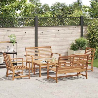 Garden Sofa Set Natural Solid teak wood