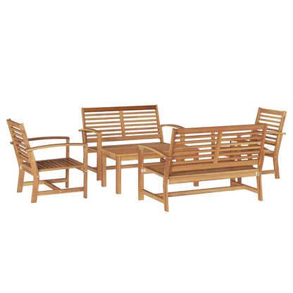 Garden Sofa Set Natural Solid teak wood