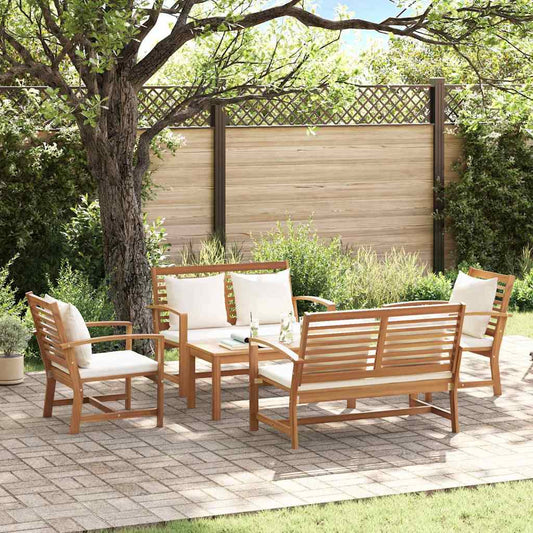 Garden Sofa Set Natural Solid teak wood