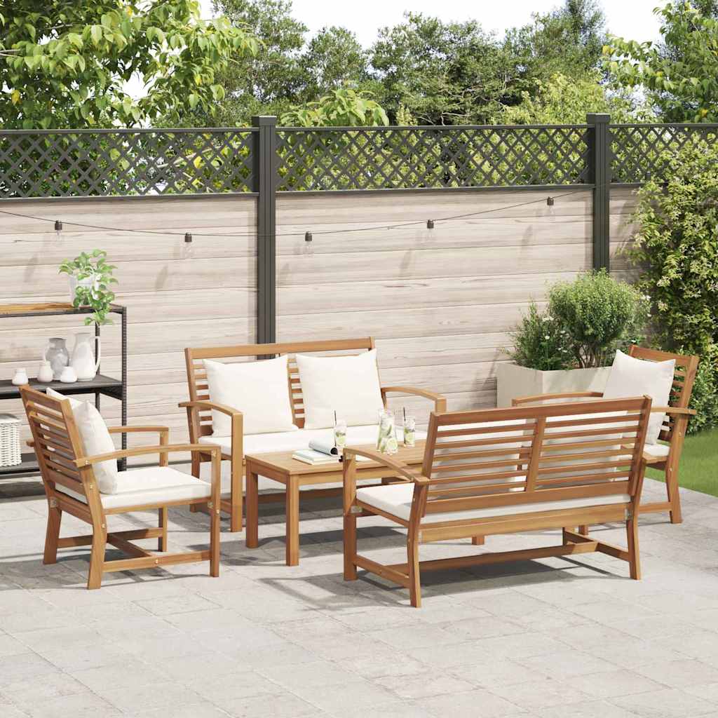 Garden Sofa Set Natural Solid teak wood