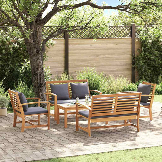 Garden Sofa Set Natural Solid teak wood
