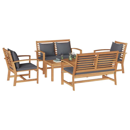 Garden Sofa Set Natural Solid teak wood