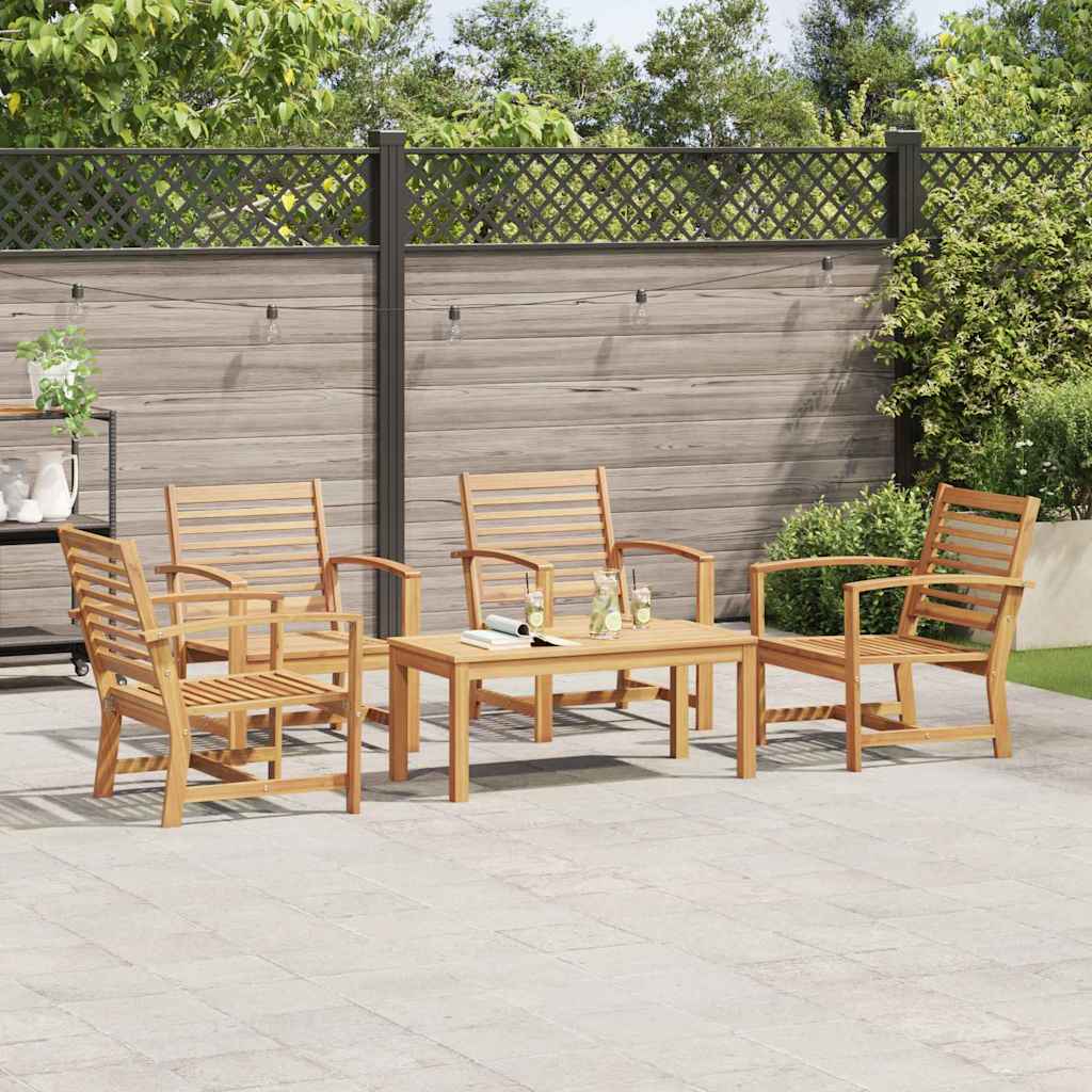 Garden Sofa Set Natural Solid teak wood