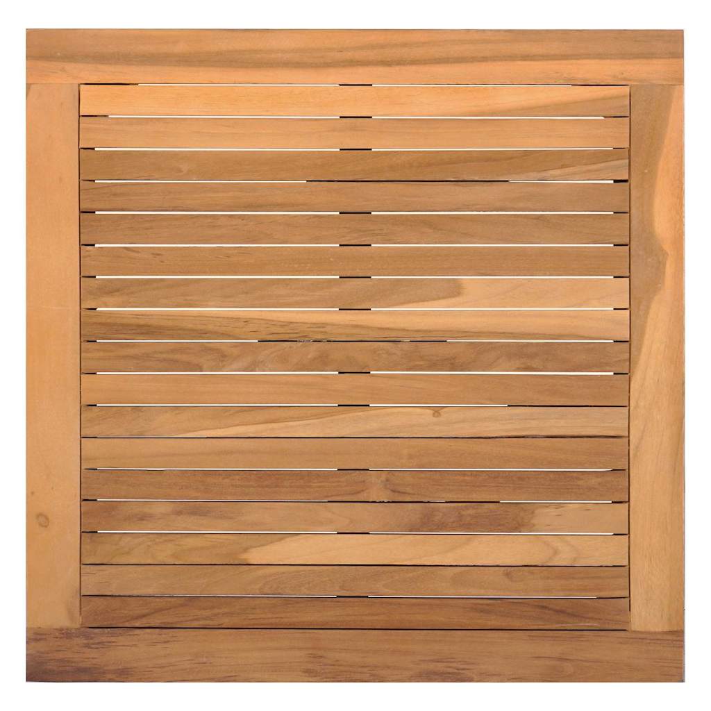 Garden Bench Set with Cushion 5 pcs Brown and Cream