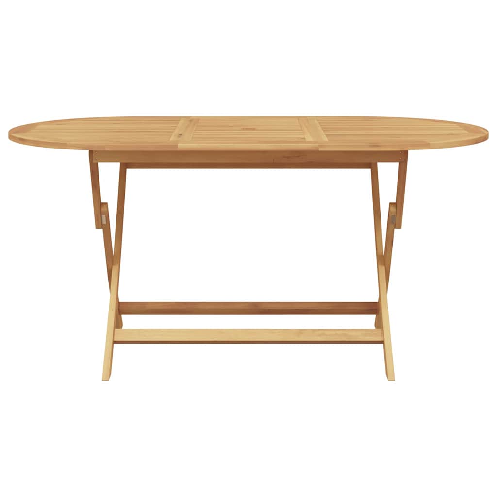 Garden Dining Set 7 pcs Brown Solid teak wood