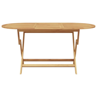 Garden Dining Set 7 pcs Brown Solid teak wood