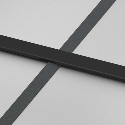 Sliding Door with Hardware Set Black 102.5x205 cm ESG Glass