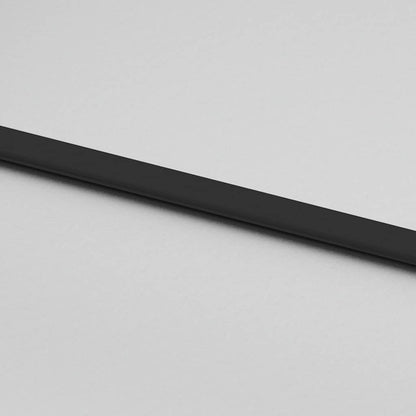 Sliding Door with Hardware Set Black 90x205 cm Tempered Glass