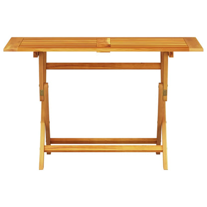 Garden Dining Set Folding 7 pcs Brown Solid acacia wood