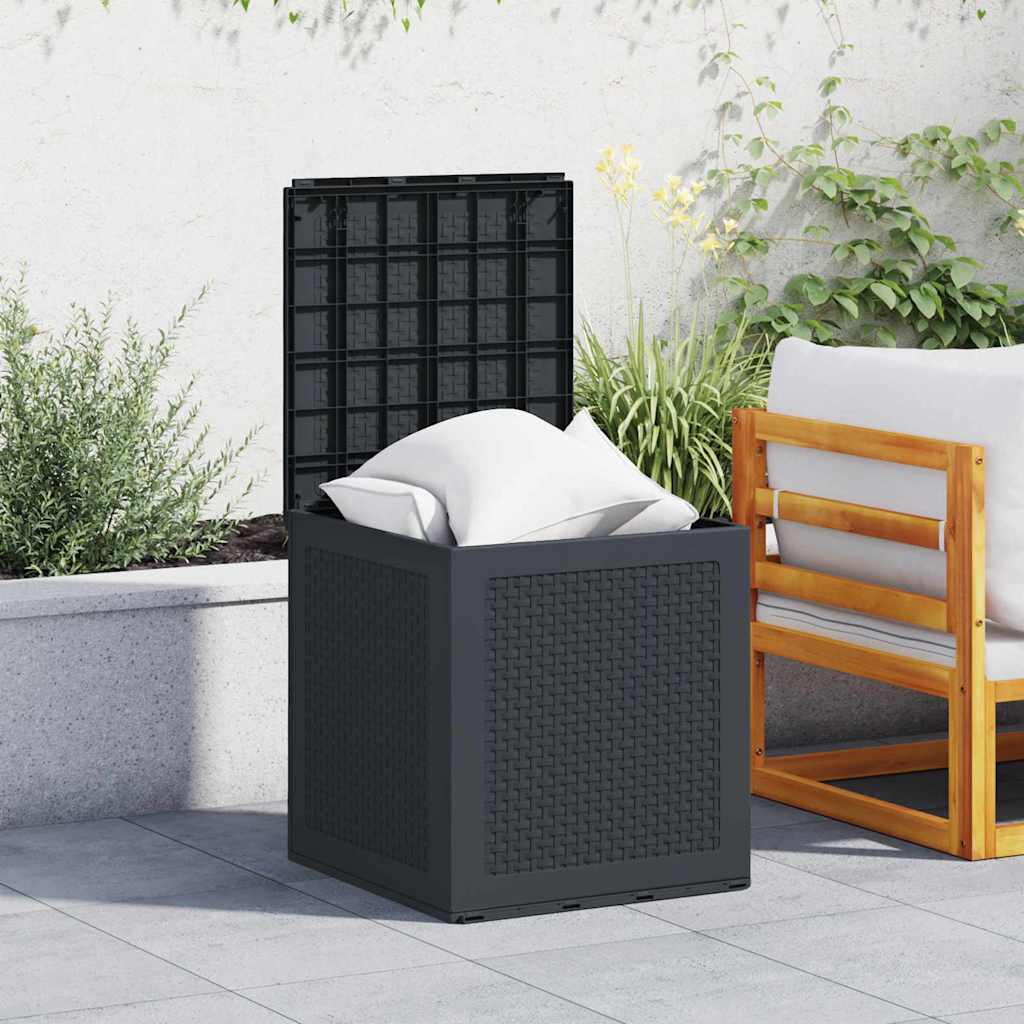 Garden Storage Box Anthracite 55 x 53 x 57 cm Polypropylene