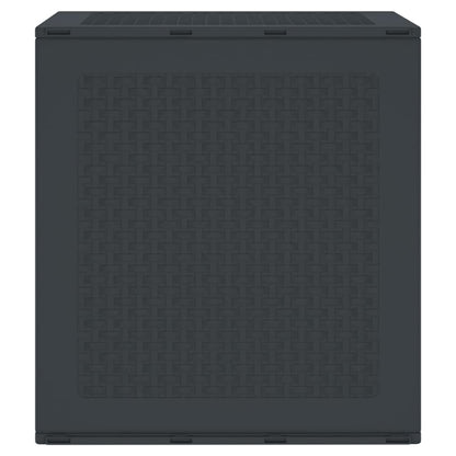 Garden Storage Box Anthracite 55 x 53 x 57 cm Polypropylene