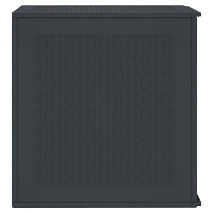 Garden Storage Box Anthracite 55 x 53 x 57 cm Polypropylene