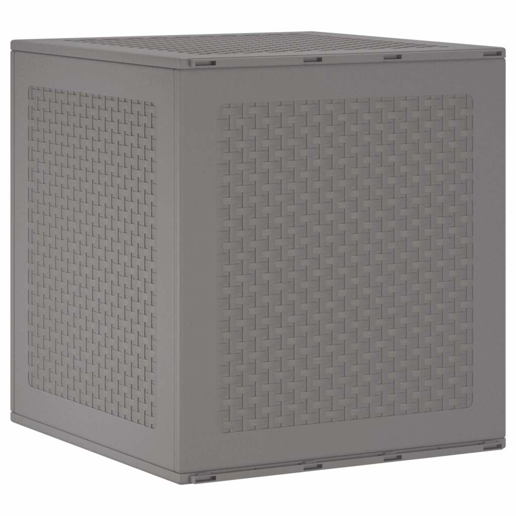 Garden Storage Box Light Grey 55 x 53 x 57 cm Polypropylene