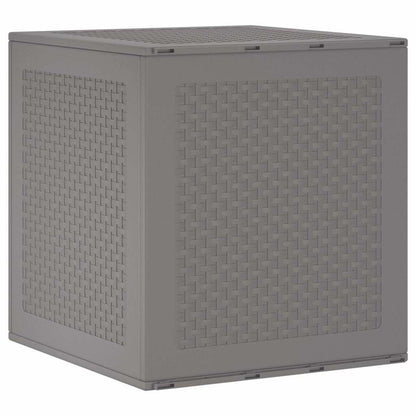 Garden Storage Box Light Grey 55 x 53 x 57 cm Polypropylene