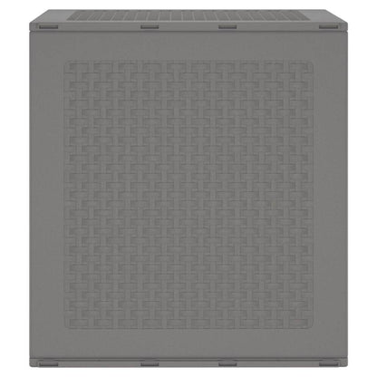 Garden Storage Box Light Grey 55 x 53 x 57 cm Polypropylene