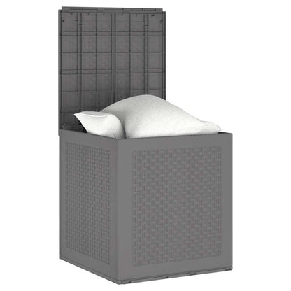 Garden Storage Box Light Grey 55 x 53 x 57 cm Polypropylene