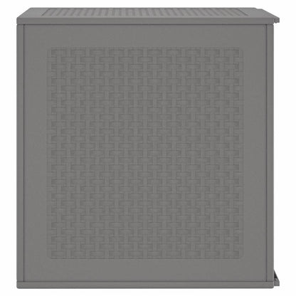 Garden Storage Box Light Grey 55 x 53 x 57 cm Polypropylene