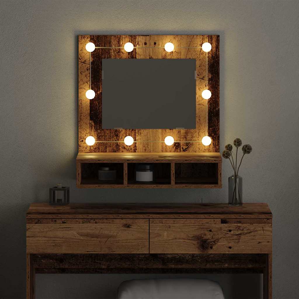 Mirror Cabinet Old wood 62 x 31.5 x 62 cm Engineered Wood