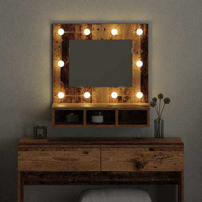 Mirror Cabinet Old wood 62 x 31.5 x 62 cm Engineered Wood