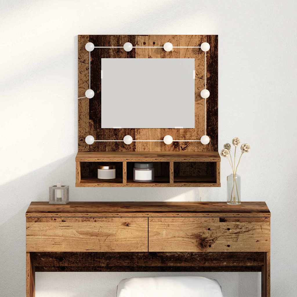 Mirror Cabinet Old wood 62 x 31.5 x 62 cm Engineered Wood