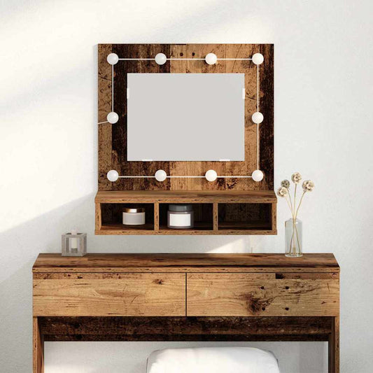 Mirror Cabinet Old wood 62 x 31.5 x 62 cm Engineered Wood