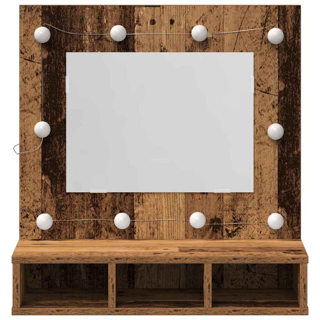 Mirror Cabinet Old wood 62 x 31.5 x 62 cm Engineered Wood