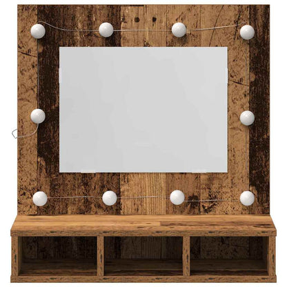 Mirror Cabinet Old wood 62 x 31.5 x 62 cm Engineered Wood