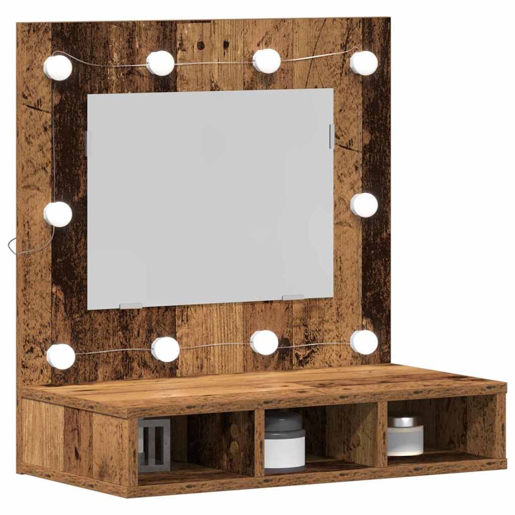 Mirror Cabinet Old wood 62 x 31.5 x 62 cm Engineered Wood