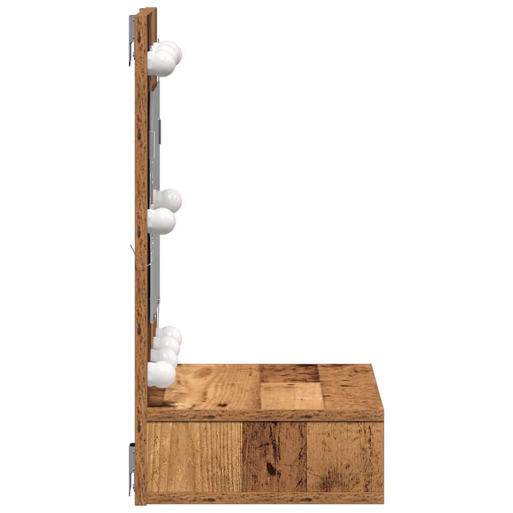 Mirror Cabinet Old wood 62 x 31.5 x 62 cm Engineered Wood