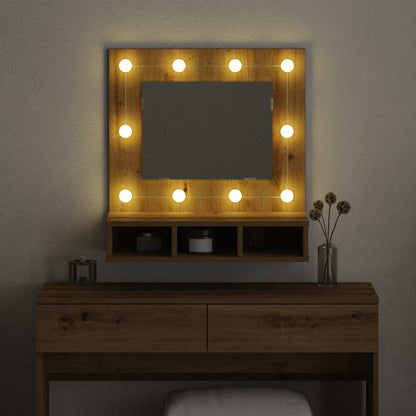 Mirror Cabinet Artisan oak 62 x 31.5 x 62 cm Engineered Wood