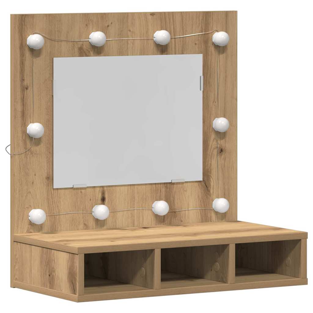 Mirror Cabinet Artisan oak 62 x 31.5 x 62 cm Engineered Wood