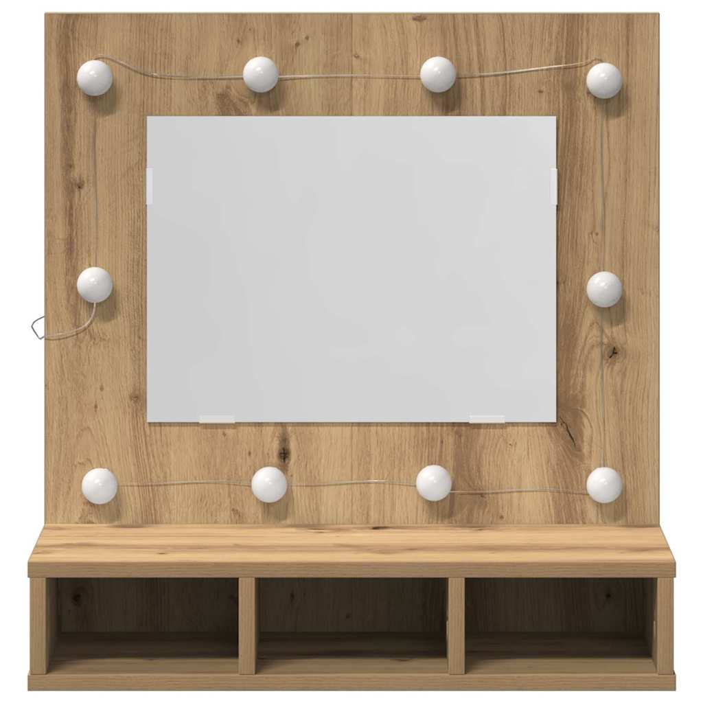 Mirror Cabinet Artisan oak 62 x 31.5 x 62 cm Engineered Wood