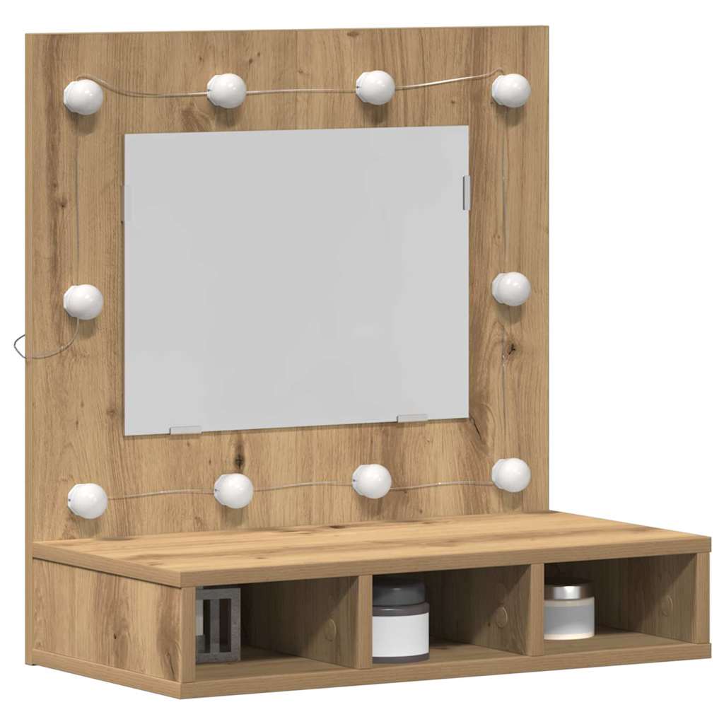 Mirror Cabinet Artisan oak 62 x 31.5 x 62 cm Engineered Wood