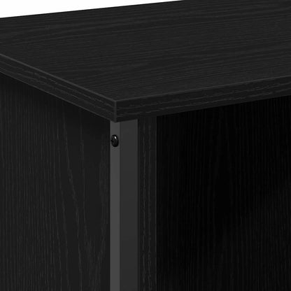TV Cabinet Black Oak 102 x 35 x 45 cm Engineered Wood