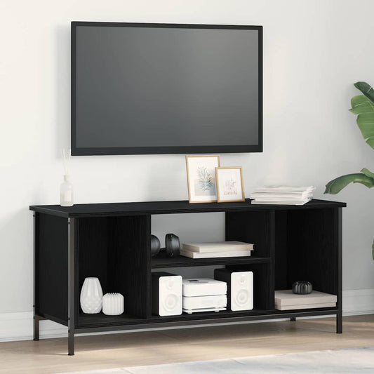 TV Cabinet Black Oak 102 x 35 x 45 cm Engineered Wood