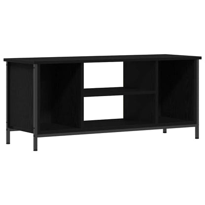 TV Cabinet Black Oak 102 x 35 x 45 cm Engineered Wood