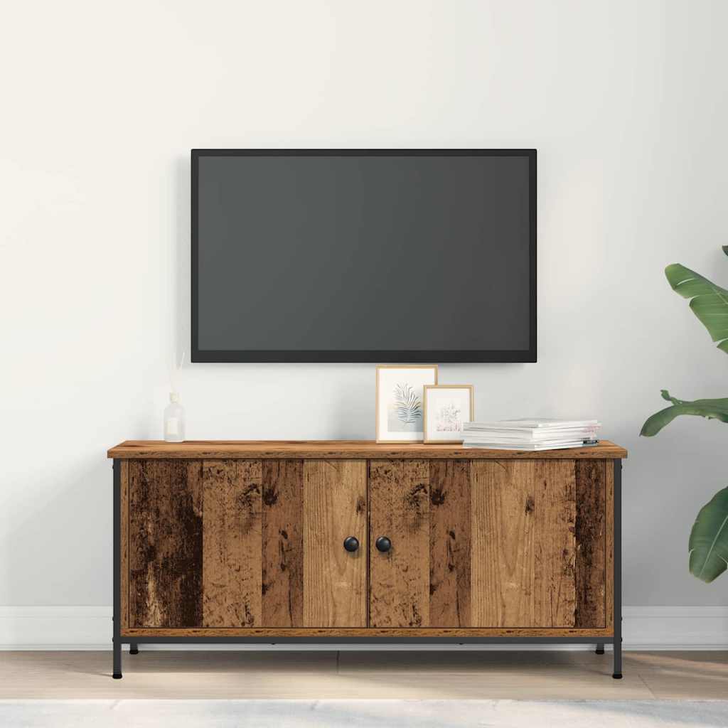 TV Cabinet Old Wood 100 x 35 x 45 cm Engineered Wood