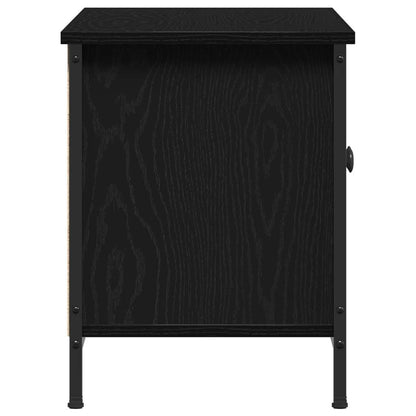 TV Cabinet Black Oak 100 x 35 x 45 cm Engineered Wood
