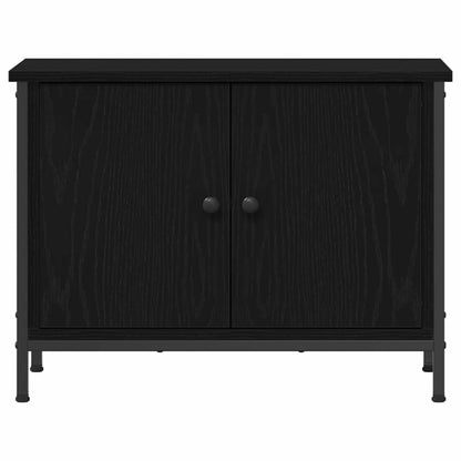 TV Cabinet Black Oak 60 x 35 x 45 cm Engineered Wood