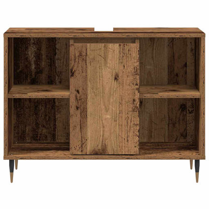 Bathroom Cabinet Old Wood 80 x 33 x 60 cm Engineered Wood