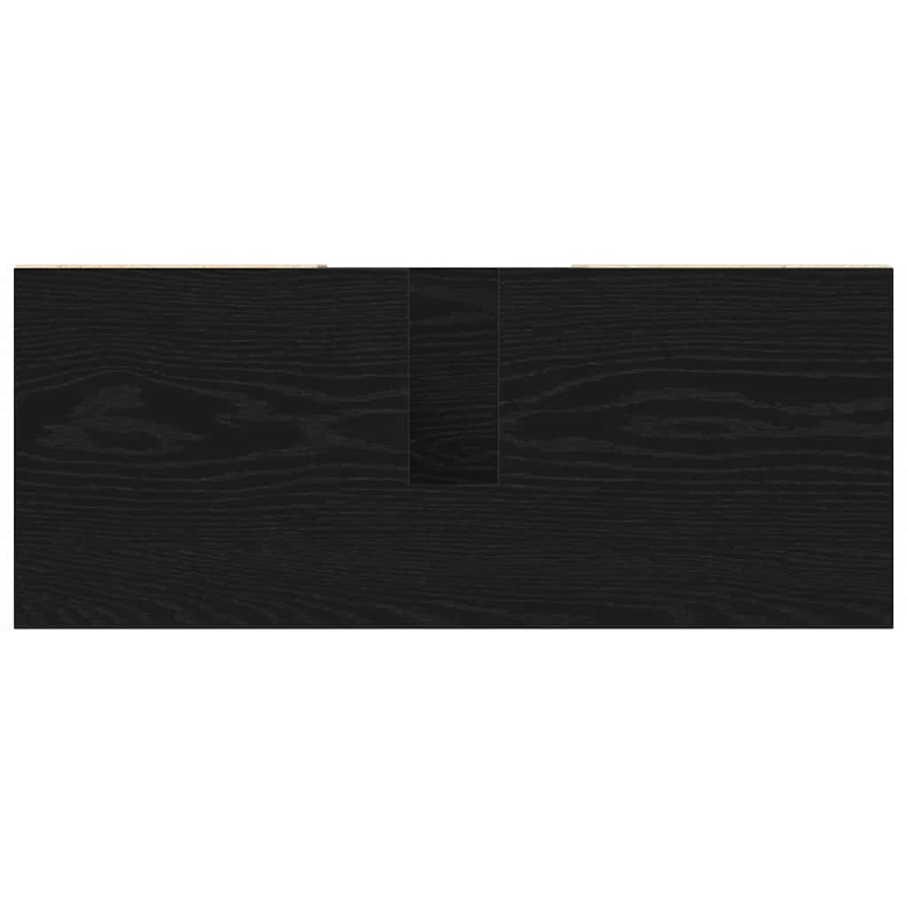 Bathroom Cabinet Black 80 x 33 x 60 cm Engineered Wood