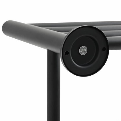Towel Rack Black 61 x 23 x 17 cm Stainless steel