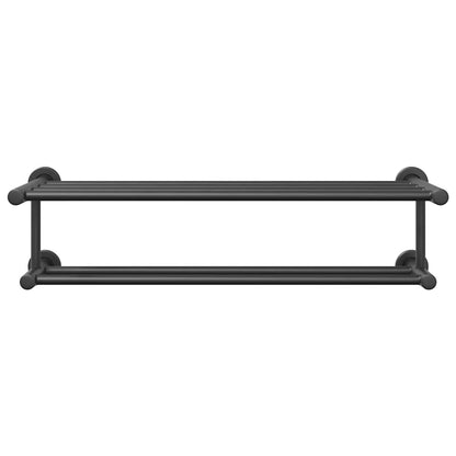 Towel Rack Black 61 x 23 x 17 cm Stainless steel