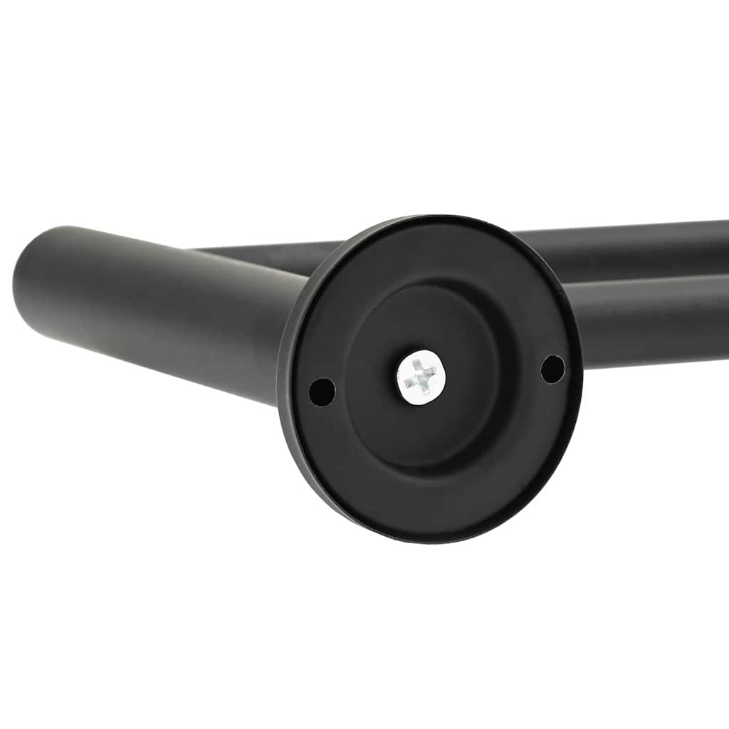 Towel Rack Black 61 x 14.5 x 5 cm Stainless steel