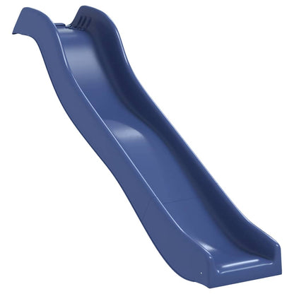 Outdoor Playset White and Blue Solid Wood Fir