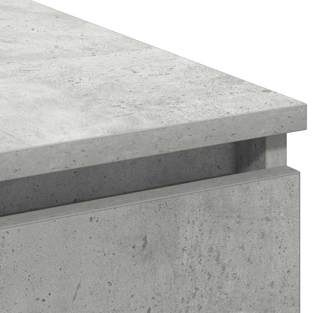 TV cabinet with LED Concrete grey 180 x 38 x 49 cm