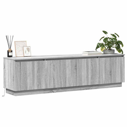 TV cabinet with LED Grey sonoma 180 x 38 x 49 cm